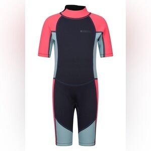 🔴Mountain Warehouse Kids Swim Wetsuit NWT - Fushcia